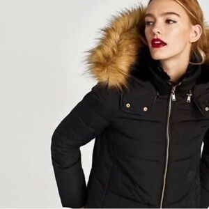 Zara Puffer Coat TRF Heat PWR Extreme NWOT